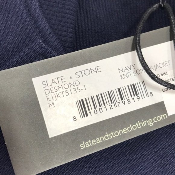 Slate & Stone Desmond Knit Bomber Jacket - Picture 8 of 8